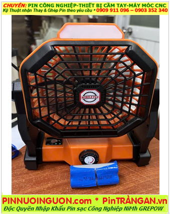 Pin sạc quạt bàn Mobi Fan, Nhận thay Pin sạc cho quạt bàn Mobi Fan (có bảo hành)